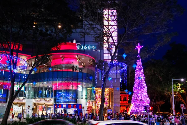 Singapore shopping district — Stock Photo, Image