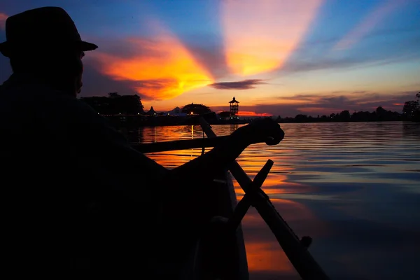 Sarawak River boatman — Φωτογραφία Αρχείου