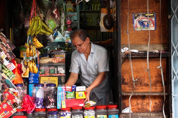 Sklep spożywczy Street w Kuala Lumpur, Malezja — Zdjęcie stockowe