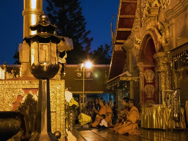 Tempio di Doi Suthep, Chiang Mai, Thailandia — Foto Stock