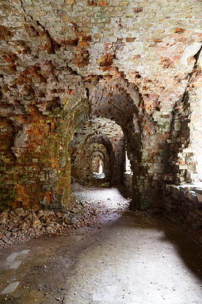 Tarakaniv Dubno Ruined Fortress Fortification Tarakanivsky Fort Ukraine Abandoned Destroyed — Stock Photo, Image