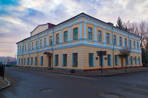 Old Street Historic Center Dubno Town Rivne Region Ukraine — Stock Photo, Image