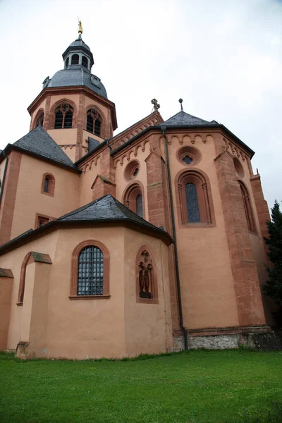 Antiguo Monasterio Seligenstadt Basilika San Marcelino Petrus Einhard Basilika Primer —  Fotos de Stock