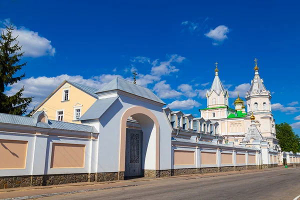 Корец Святої Трійці Ставропегіальний Патріарший Монастир Православна Церква Зовні Коретс — стокове фото