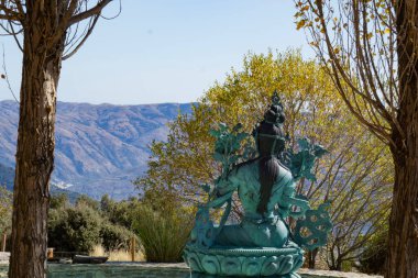statue of tara, buddhist goddess