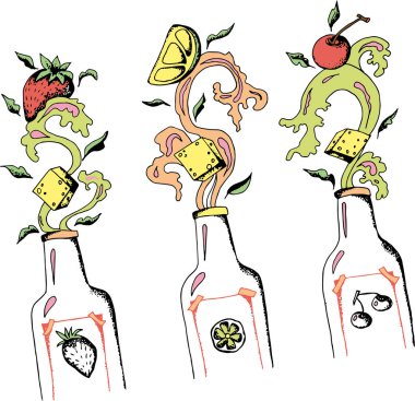  Sağlıklı bir diyet için içecekleri tazeliyorum. Paketleme, yazdırma, fitness menüsü ve vegan için reklam pankartı modellemesi.