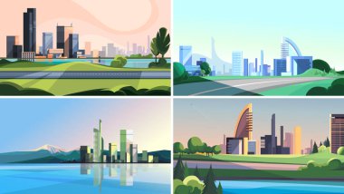  Şehir manzarası koleksiyonu. Güzel şehir manzaraları.