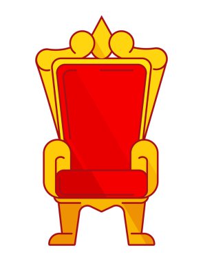 Kral tahtı düz stil.