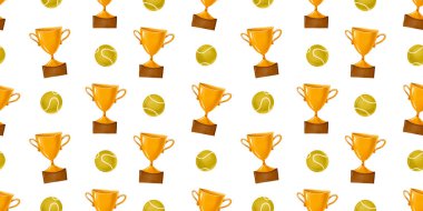 El Çizimi Tenis Kupası ve Topsuz Desen Kumaş Tekstil Duvar Kağıdı Paket Kırtasiyesi ve Spor Temalı Ürünler İçin Mükemmel.