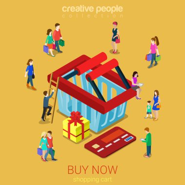 Isometric İş Konsepti