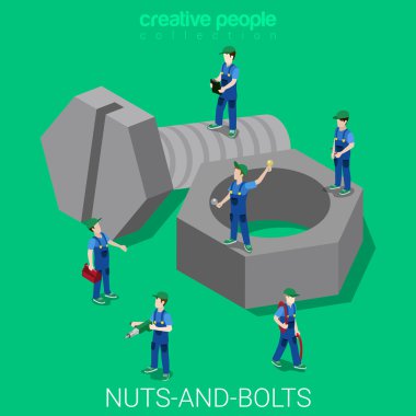 Creative people flat collection