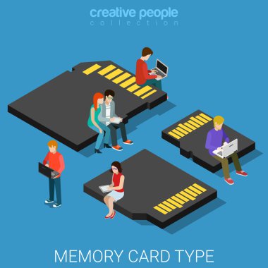 Creative people flat collection