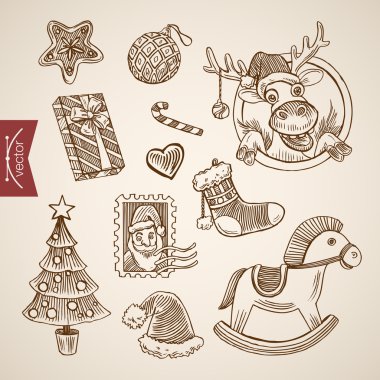 Engraving style illustration