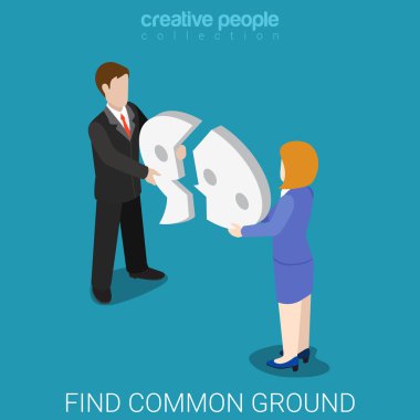 Creative people flat collection