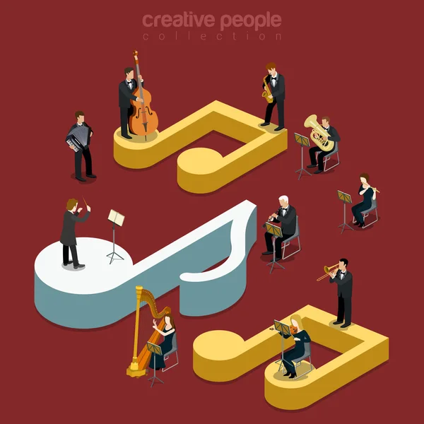 Creative people flat collection — Stok Vektör