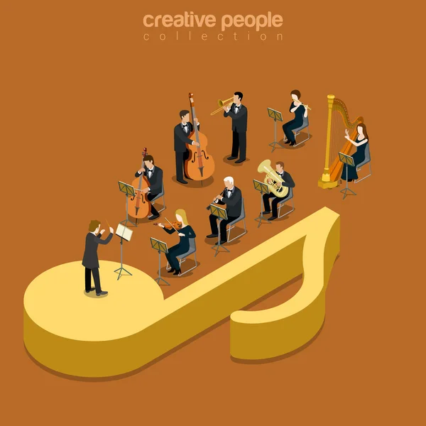 Creative people flat collection — 图库矢量图片