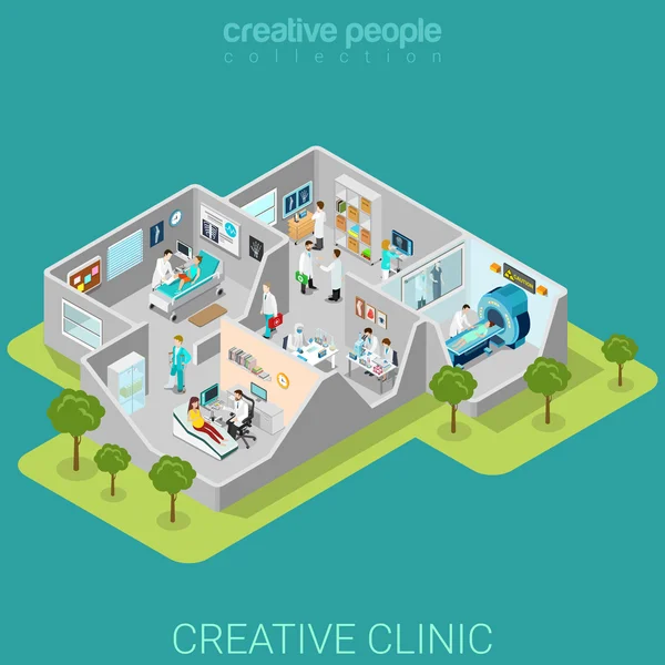 Creative people flat collection — Stockový vektor