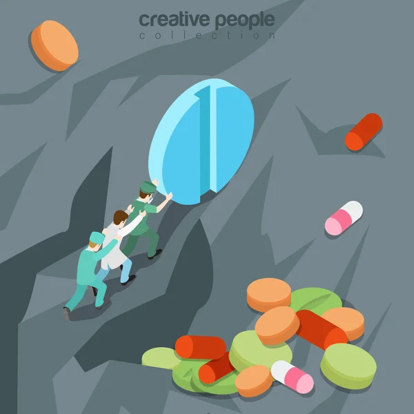 Creative people flat collection — Stock Vector