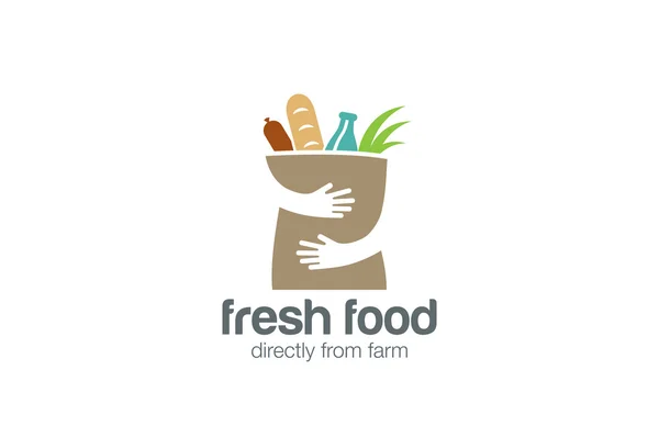 Fresh Food Shopping Logo