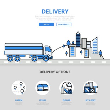 Modern web sitesi infographics illüstrasyon