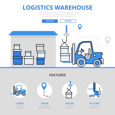 Modern web sitesi infographics illüstrasyon