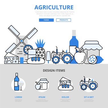 Modern web sitesi infographics illüstrasyon