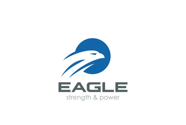 Logo abstrait de Eagle Head — Image vectorielle