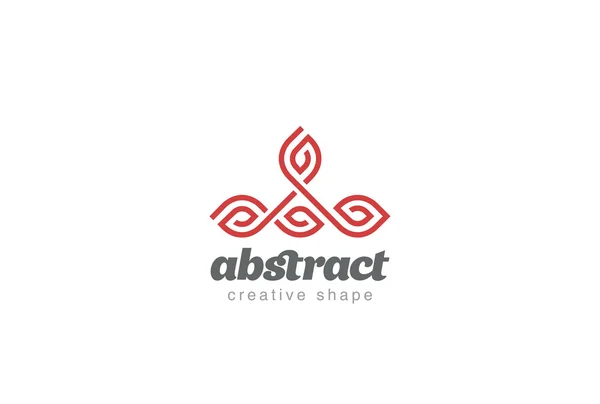 Abstract Logo design — Stock Vector