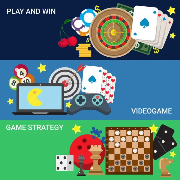 Jogo de casino online —  Vetores de Stock