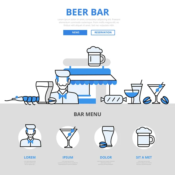 Ilustração moderna dos infográficos do site — Vetor de Stock