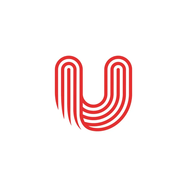 Creative litera U logo — Wektor stockowy