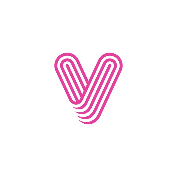 Creative Letter V Logo — Stock Vector