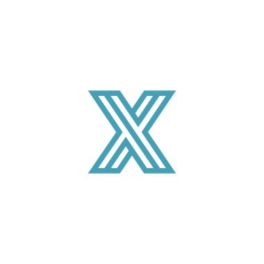 İmkansız mektup X Logo tasarımı