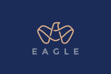 Logo soyut tasarım kartal