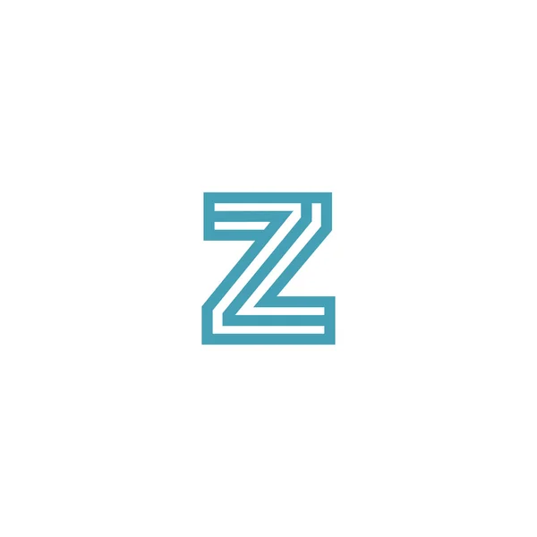 Niemożliwe, list Z Logo design — Wektor stockowy