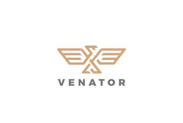Eagle Logo abstract design — Stock Vector