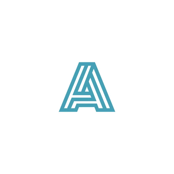 Niet onmogelijk Letter A Logo ontwerp — Stockvector