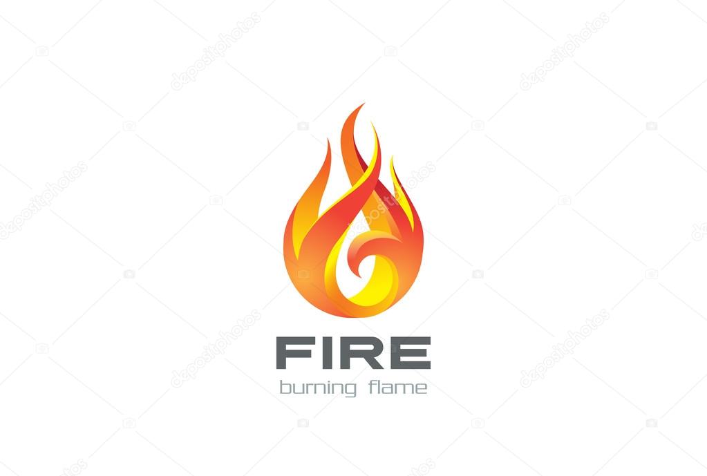 Fire Flame Logo Design Vector Image By C Sentavio Vector Stock