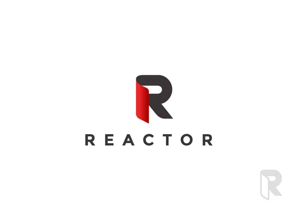 Letter R Logo lint — Stockvector