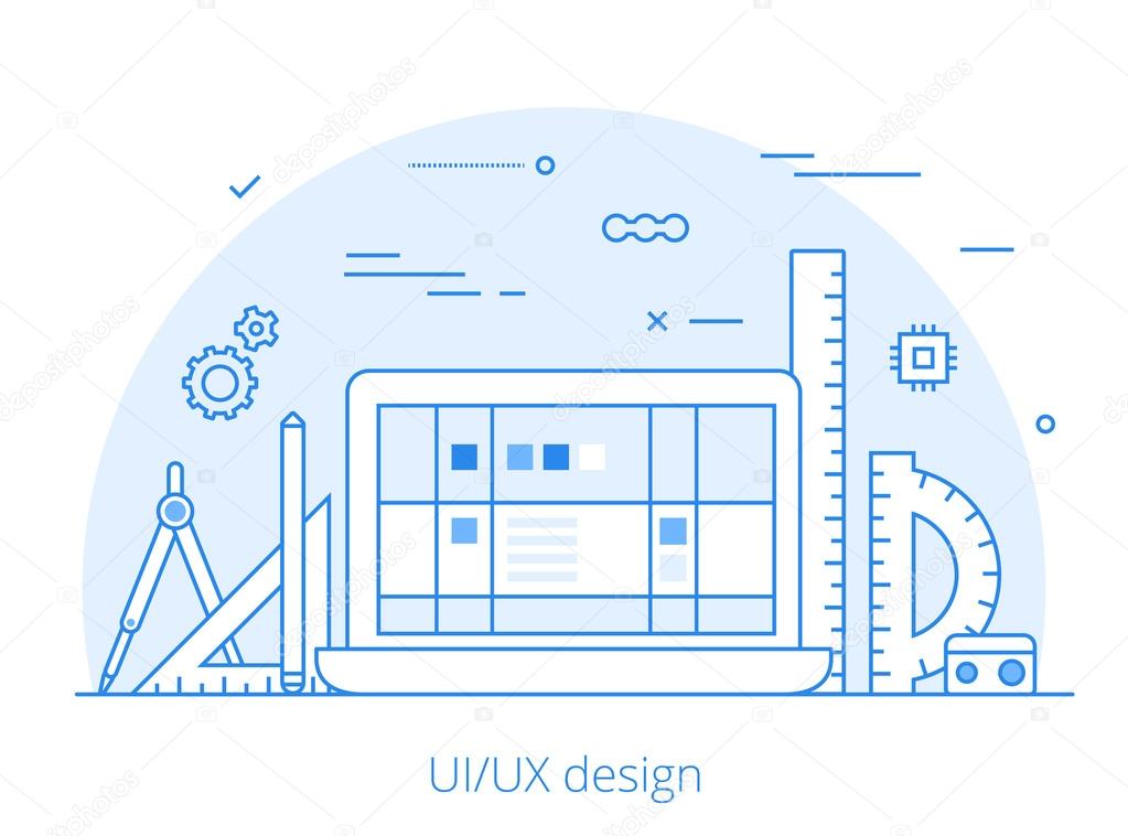 UI/UX interface design web site
