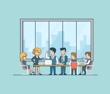 Doğrusal düz iş adamları