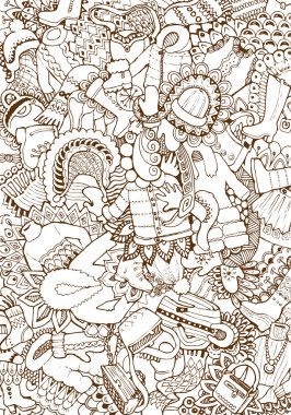 Kış Giysi ve aksesuarları kolaj