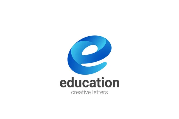 字母E标志设计向量模板 — 图库矢量图片