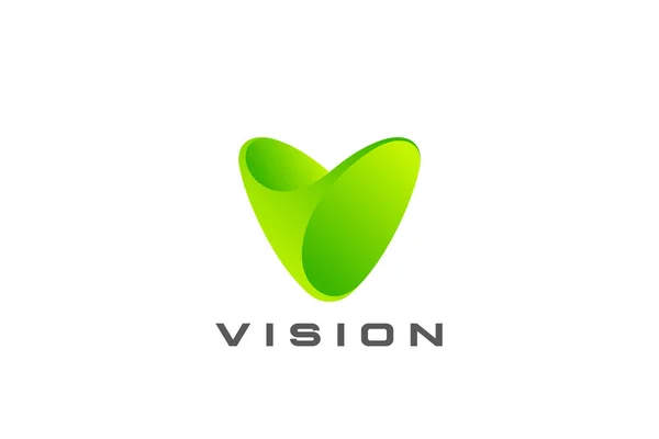 Letter Logo Design Friendly Corporate Entertainment Media Technology Digital Business — Stock Vector