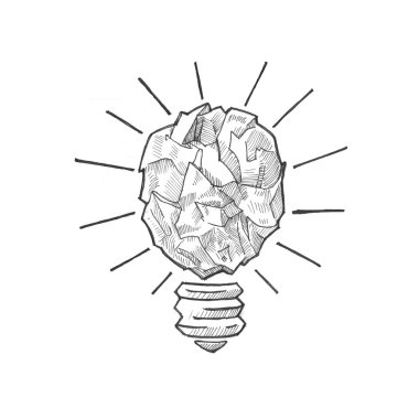 lamp bulb idea brainstorming