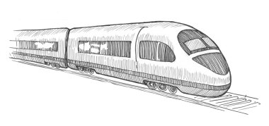 Resim illüstrasyon tren