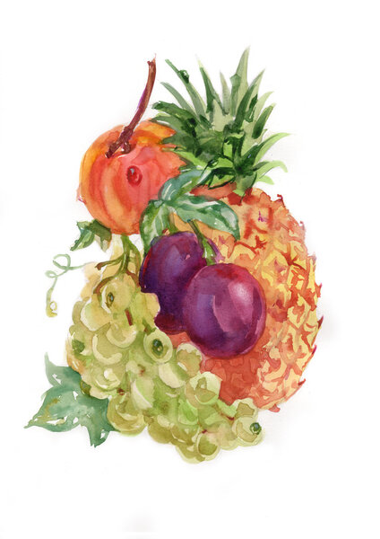 Фруктовый коллаж
