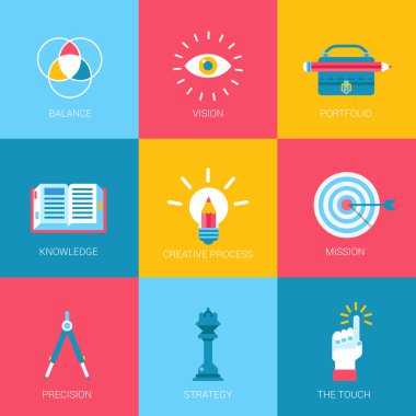 icons set creative portfolio