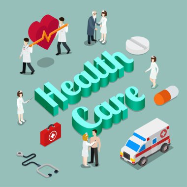 Health care medicine modern lifestyle clipart
