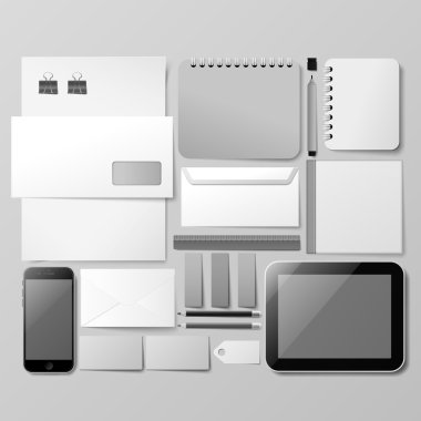 Mockup kurumsal mobil uygulaması şablonu